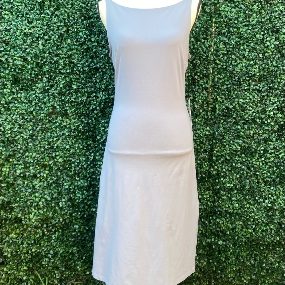 Susana Monaco Stretch Sleeveless Bodycon Midi Dress Low back
